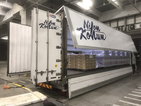 納品先到着後の二酸化炭素の放出